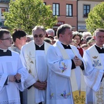 Powitanie ikony MB Częstochowskiej w parafii św. Andrzeja Apostoła w Łęczycy