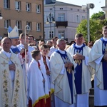 Powitanie ikony MB Częstochowskiej w parafii św. Andrzeja Apostoła w Łęczycy