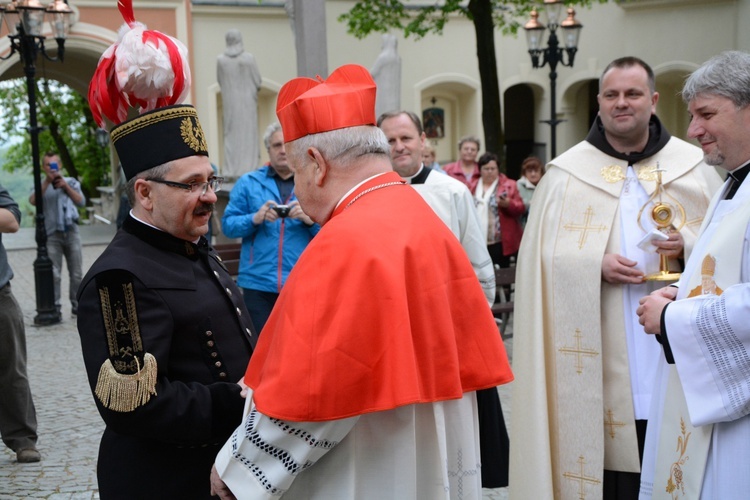 Kard. Dziwisz na Górze św. Anny