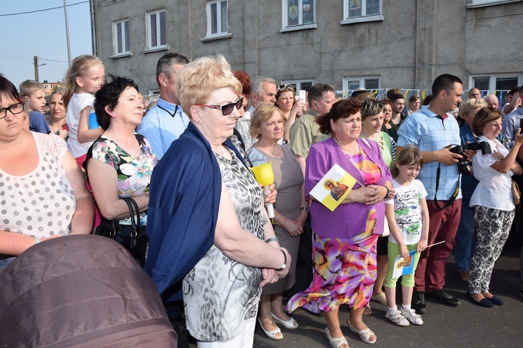 Powitanie ikony MB Częstochowskiej w Leśmierzu