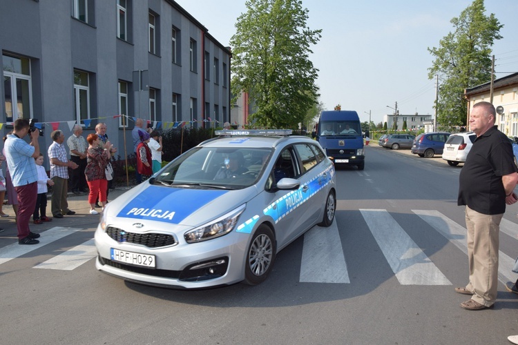 Powitanie ikony MB Częstochowskiej w Leśmierzu