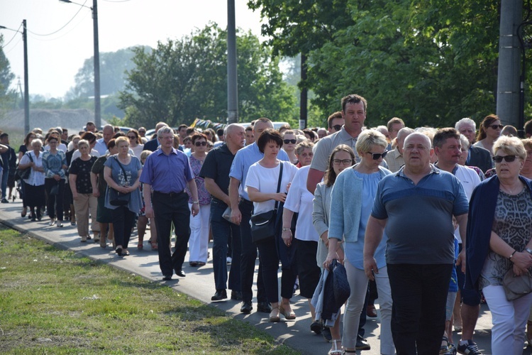 Powitanie ikony MB Częstochowskiej w Leśmierzu