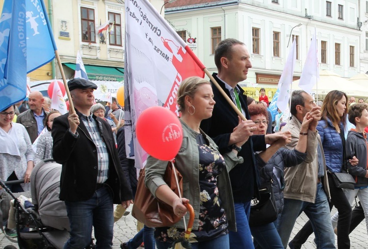 5. Chrześcijański Marsz dla Życia i Rodziny w Cieszynie cz. 1