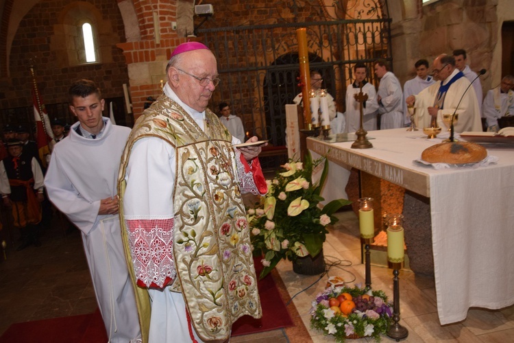 Powitanie ikony MB Częstochowskiej w Tumie