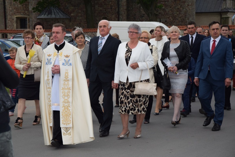 Powitanie ikony MB Częstochowskiej w Tumie