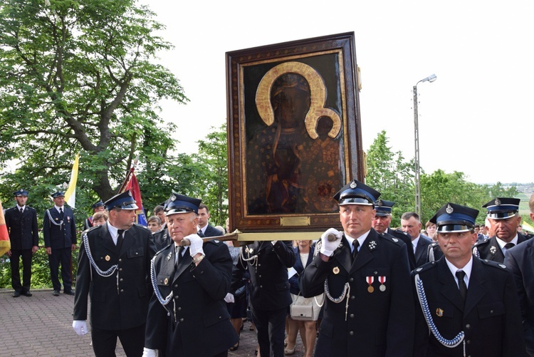 Powitanie ikony MB Częstochowskiej w Górze św. Małgorzaty