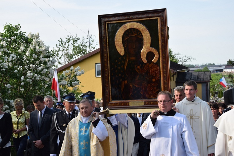 Powitanie ikony MB Częstochowskiej w Górze św. Małgorzaty