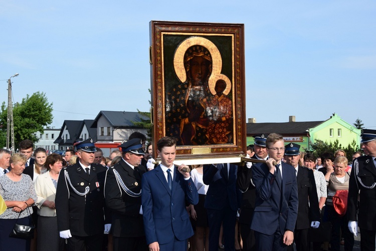 Powitanie ikony MB Częstochowskiej w Górze św. Małgorzaty