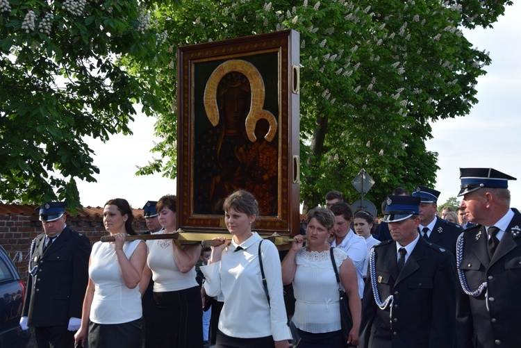 Powitanie ikony MB Częstochowskiej w Górze św. Małgorzaty