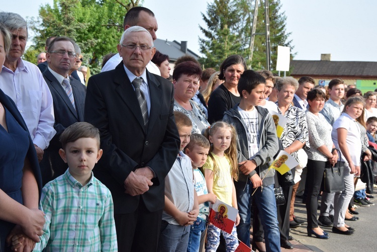 Powitanie ikony MB Częstochowskiej w Górze św. Małgorzaty