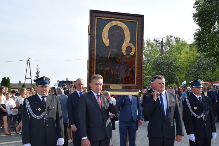 Powitanie ikony MB Częstochowskiej w Górze św. Małgorzaty