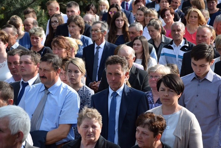 Powitanie ikony MB Częstochowskiej w Górze św. Małgorzaty