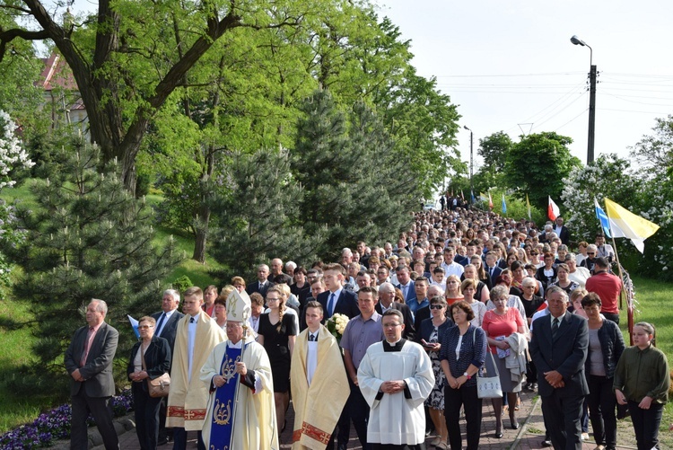 Powitanie ikony MB Częstochowskiej w Górze św. Małgorzaty