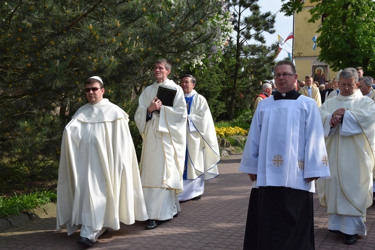 Powitanie ikony MB Częstochowskiej w Górze św. Małgorzaty