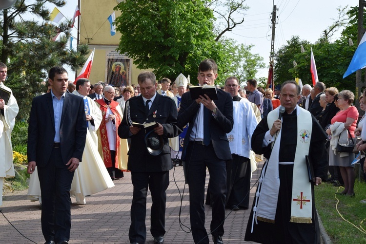 Powitanie ikony MB Częstochowskiej w Górze św. Małgorzaty