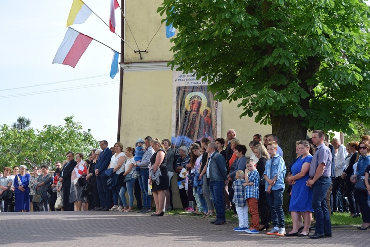 Powitanie ikony MB Częstochowskiej w Górze św. Małgorzaty