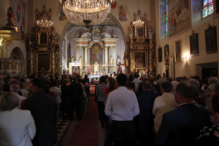 Powitanie ikony MB Częstochowskiej w Piątku