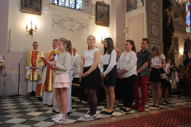 Powitanie ikony MB Częstochowskiej w Piątku