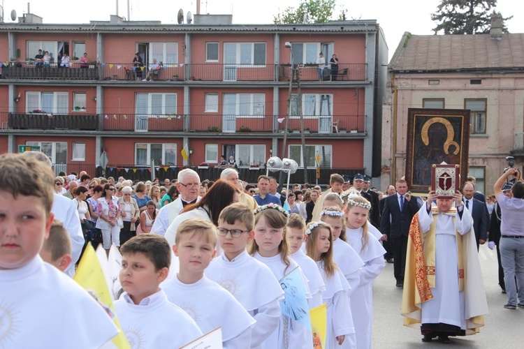 Powitanie ikony MB Częstochowskiej w Piątku