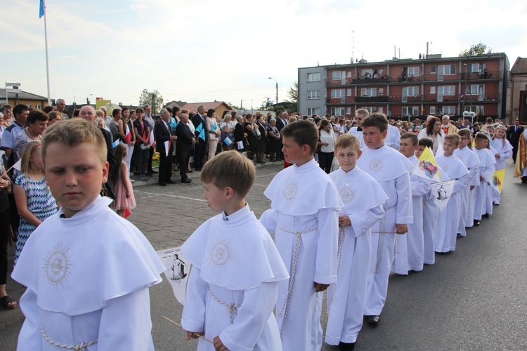 Powitanie ikony MB Częstochowskiej w Piątku