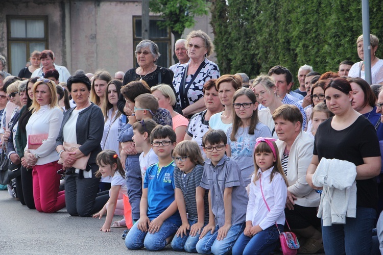 Powitanie ikony MB Częstochowskiej w Piątku