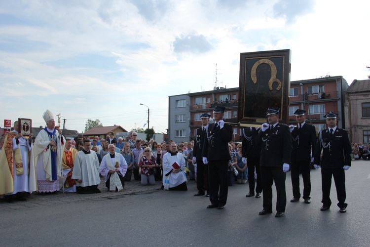 Powitanie ikony MB Częstochowskiej w Piątku