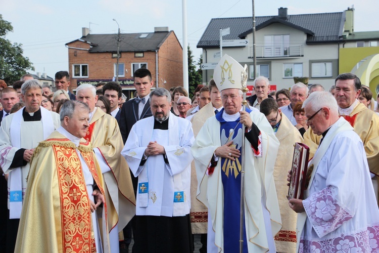 Powitanie ikony MB Częstochowskiej w Piątku