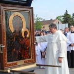 Powitanie ikony MB Częstochowskiej w Piątku