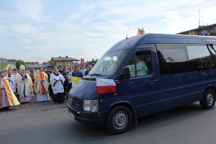 Powitanie ikony MB Częstochowskiej w Piątku