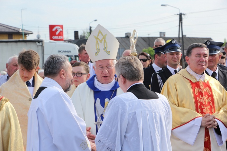 Powitanie ikony MB Częstochowskiej w Piątku