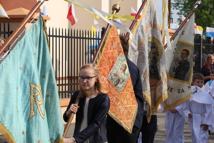 Powitanie ikony MB Częstochowskiej w Piątku