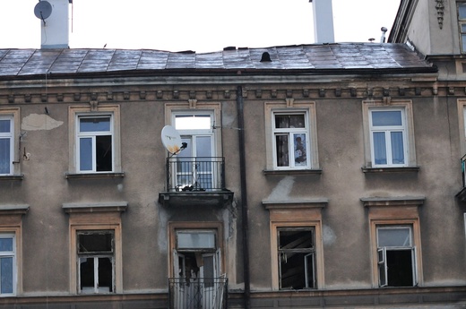 Zawalił się strop kamienicy przy ul. Lubartowskiej