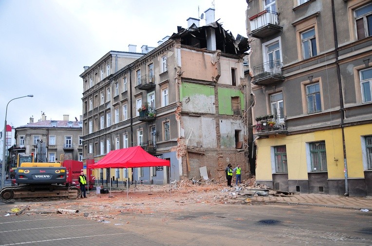 Katastrofa budowlana przy ul. Lubartowskiej w Lublinie