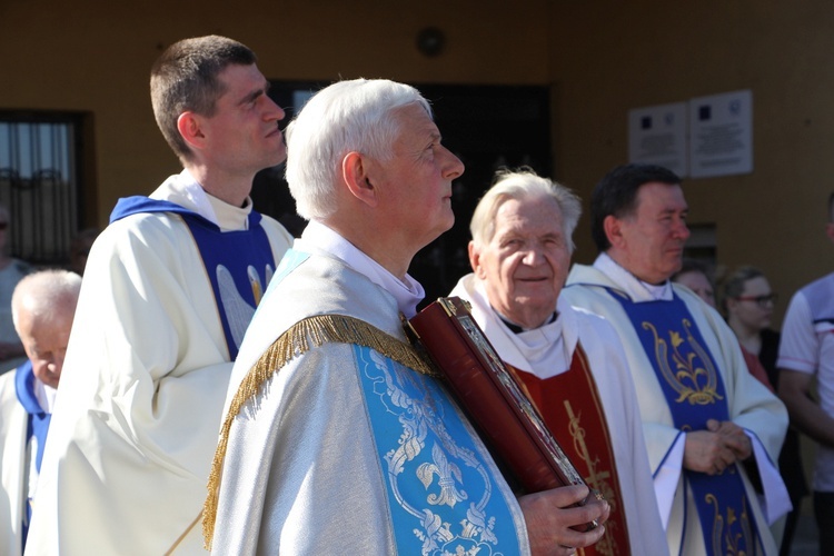 Powitanie ikony MB Częstochowskiej w Bielawach