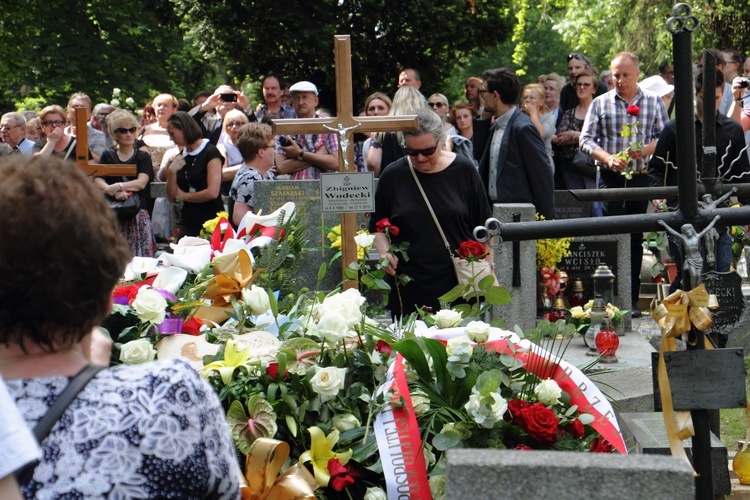 Pożegnanie Zbigniewa Wodeckiego na cmentarzu Rakowickim