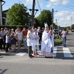 Powitanie ikony MB Częstochowskiej w parafii św. Maksymiliana w Głownie