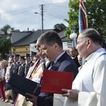 Powitanie ikony MB Częstochowskiej w parafii św. Jakuba w Głownie