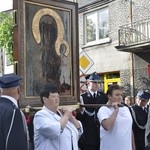 Powitanie ikony MB Częstochowskiej w parafii św. Jakuba w Głownie