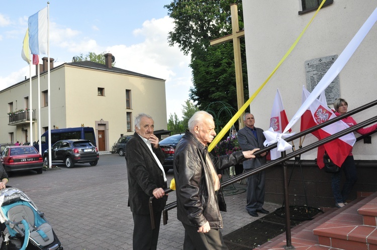 Powitanie ikony MB Częstochowskiej w parafii św. Jakuba w Głownie