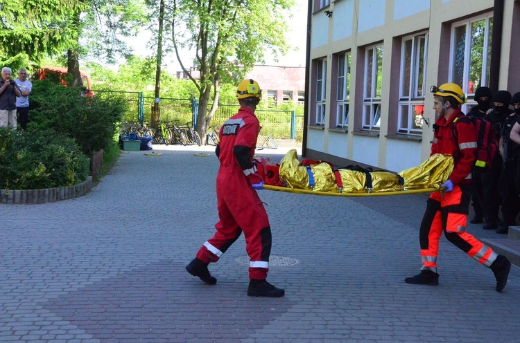 Ćwiczenia antyterrorystyczne w Sandomierzu