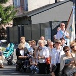 Powitanie ikony MB Częstochowskiej w parafii św. Barbary w Głownie