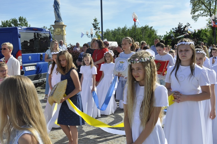 Powitanie ikony MB Częstochowskiej w Dmosinie