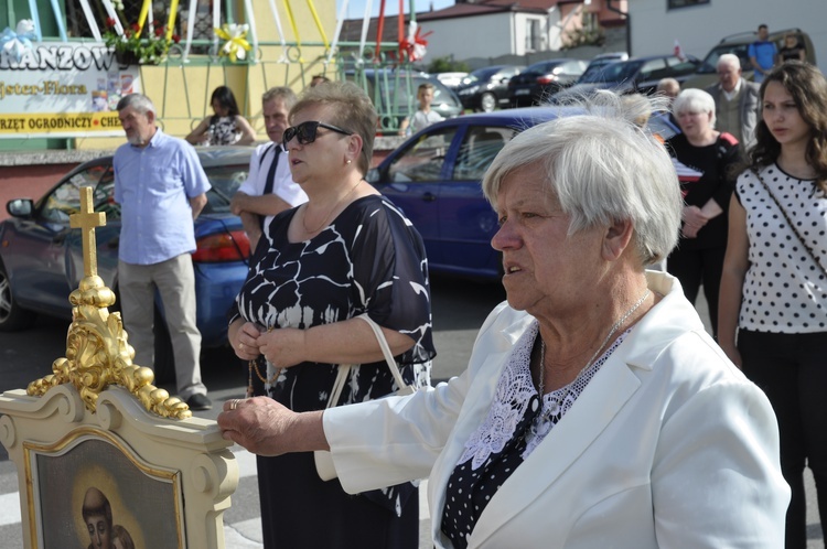 Powitanie ikony MB Częstochowskiej w Dmosinie