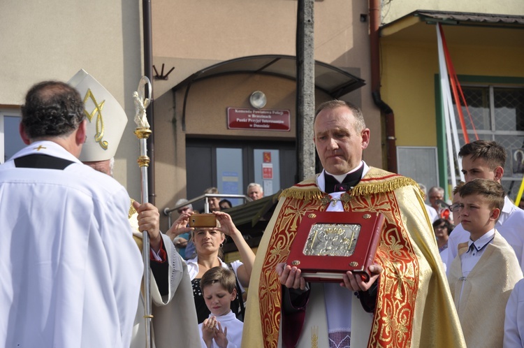 Powitanie ikony MB Częstochowskiej w Dmosinie