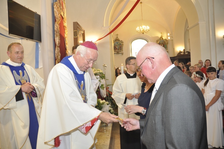 Powitanie ikony MB Częstochowskiej w Dmosinie