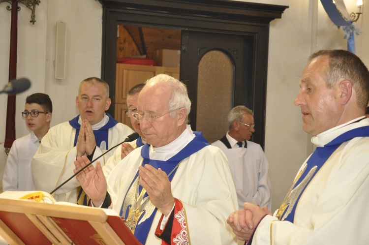 Powitanie ikony MB Częstochowskiej w Dmosinie