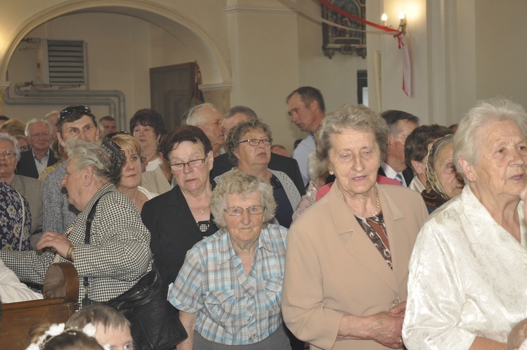 Powitanie ikony MB Częstochowskiej w Dmosinie