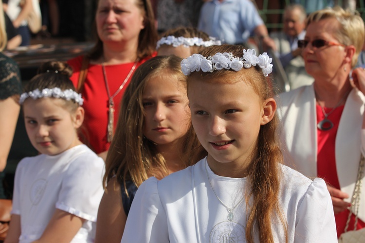 Powitanie ikony MB Częstochowskiej w Dmosinie