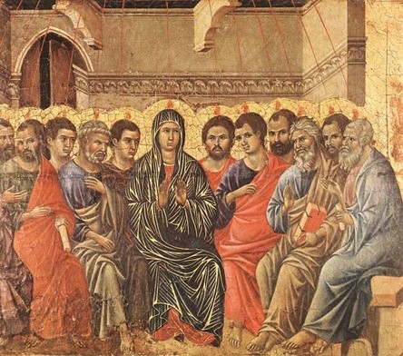 Duccio, Zesłanie Ducha Świętego