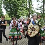 Powitanie ikony MB Częstochowskiej w Domaniewicach